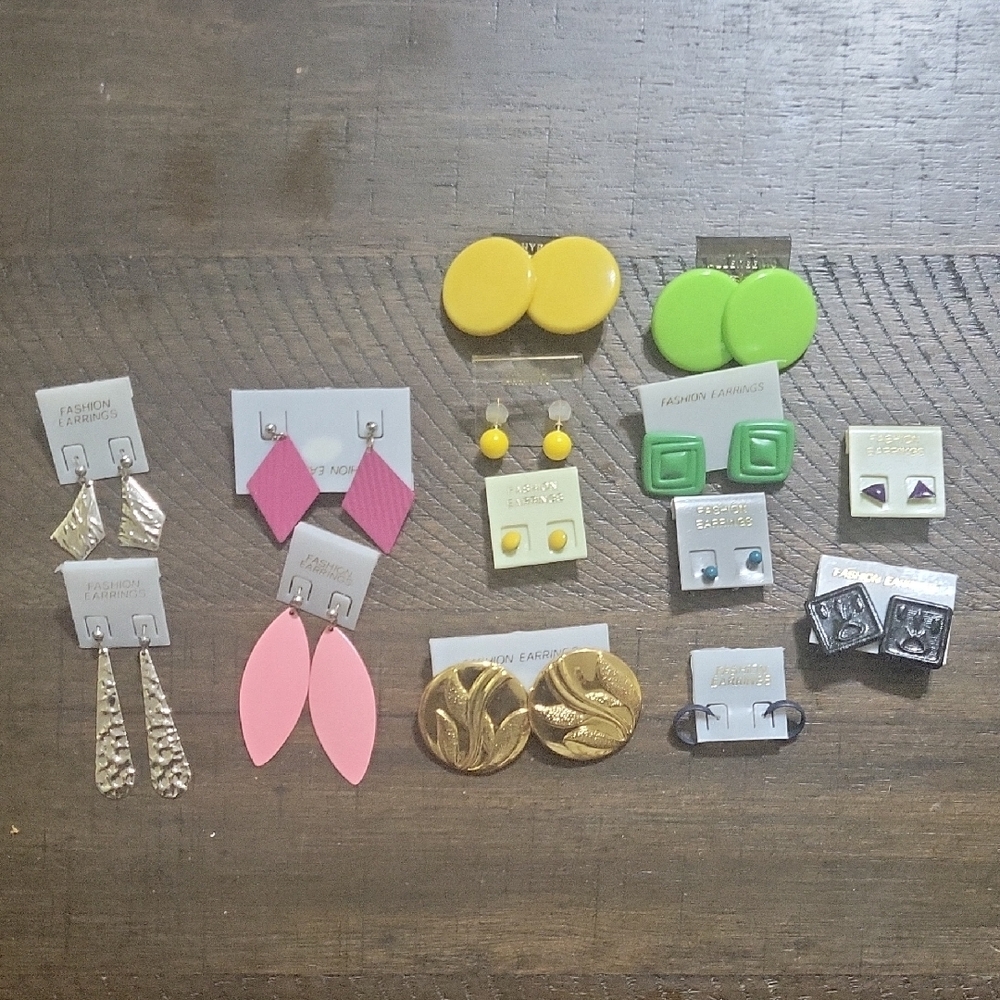 14 Colorful Earring Pairs